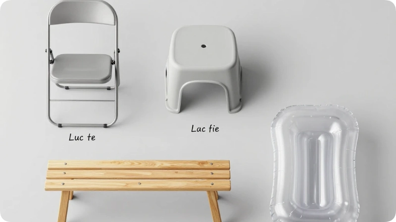 Types of Travel Shower Chairs