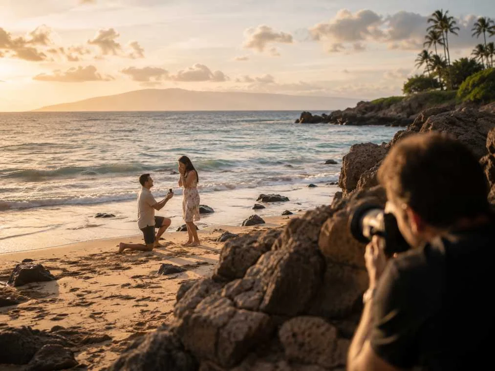 Hiring a Surprise Proposal Photographer