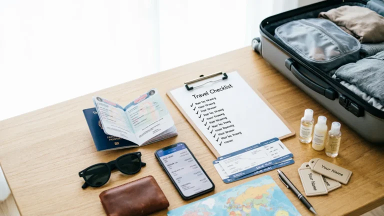 Travel Checklist Template