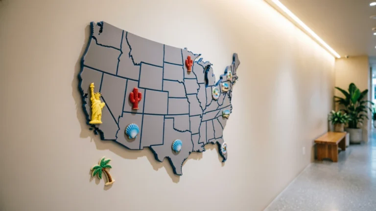 Travel Magnet Display Board