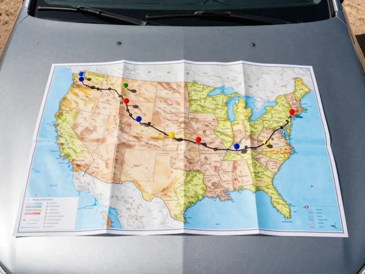 Travel Maps for Road Trips