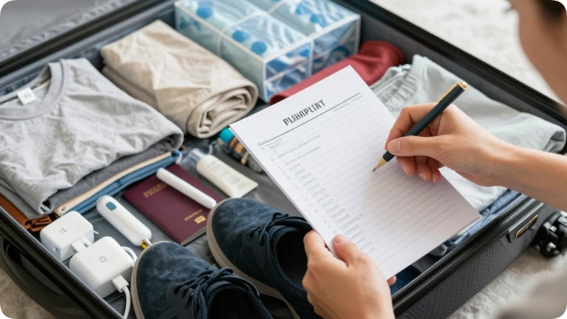 Packing Checklist by Trip Type