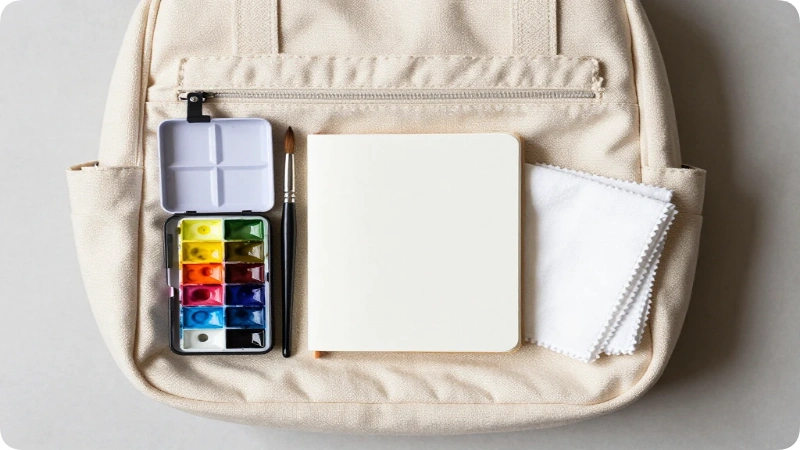 Essential Travel Watercolor Gear  Packing Advice