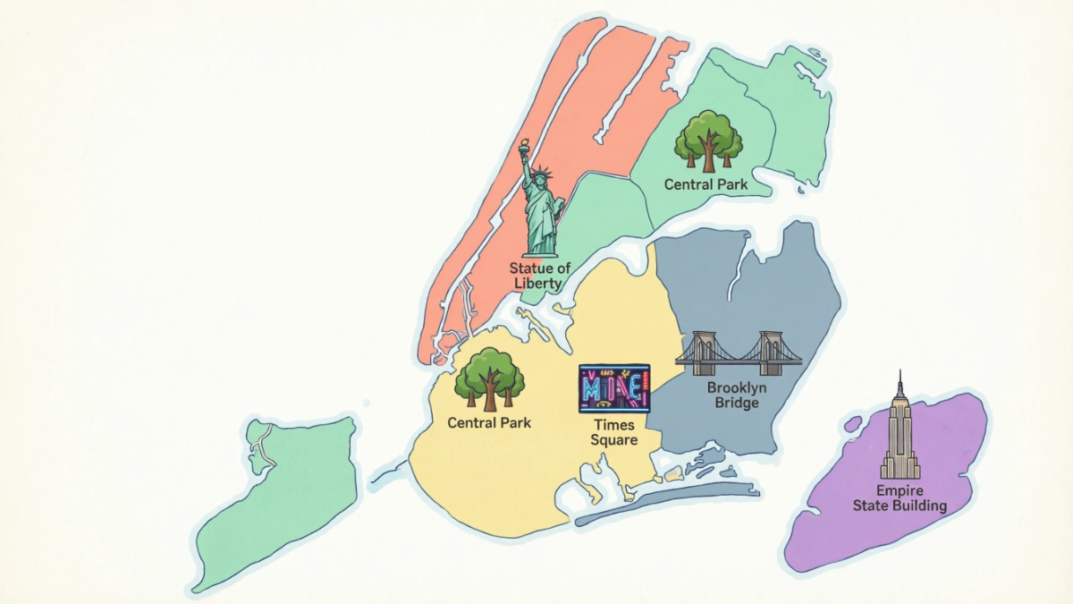 New York City Tourist Map
