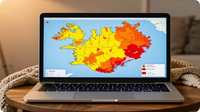 What Does a Red Warning Mean in Iceland