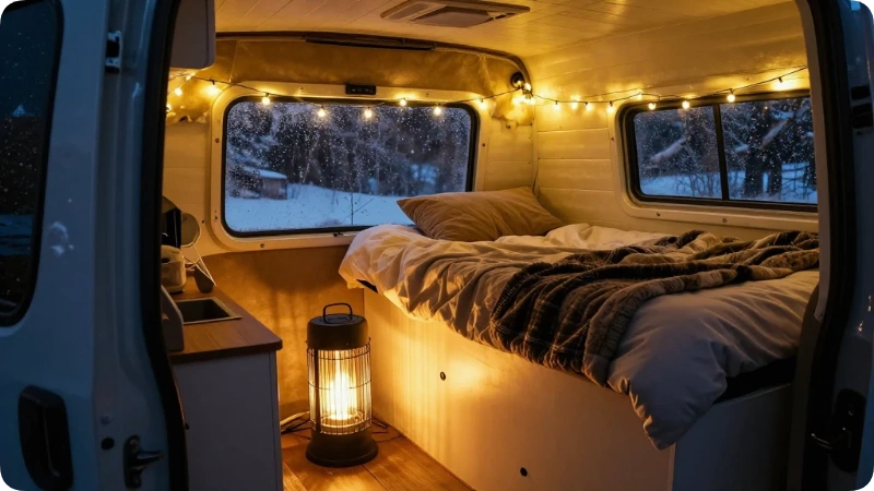 How Do You Stay Warm in a Van