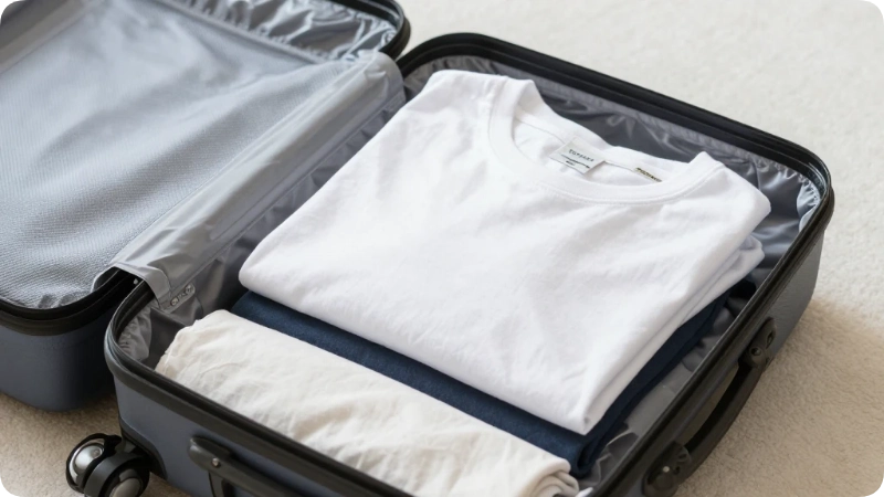 Japanese Folding Clothes for Packing (KonMari Method)