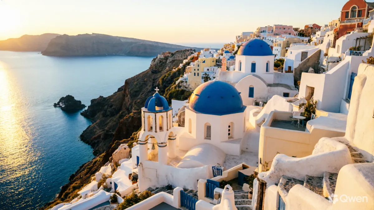 Travel to Santorini