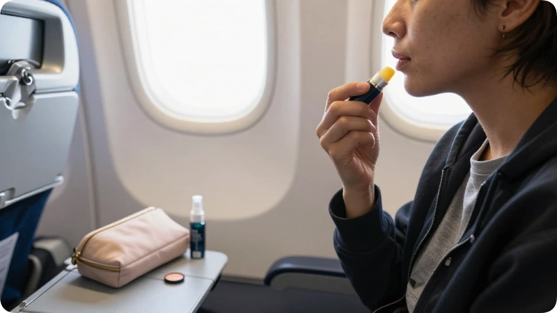 What Kind of Makeup Should I Use on Long Flights